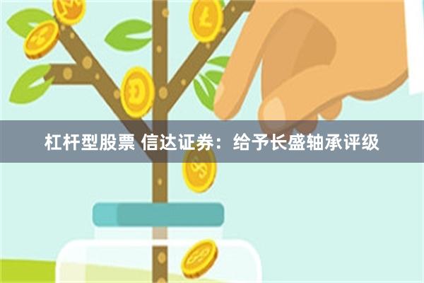 杠杆型股票 信达证券：给予长盛轴承评级