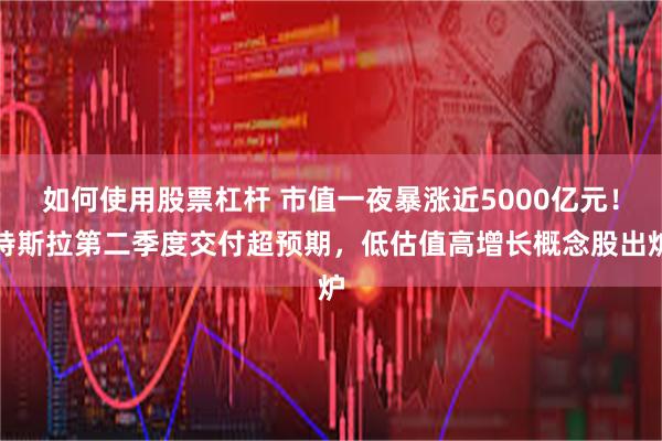 如何使用股票杠杆 市值一夜暴涨近5000亿元！特斯拉第二季度交付超预期，低估值高增长概念股出炉