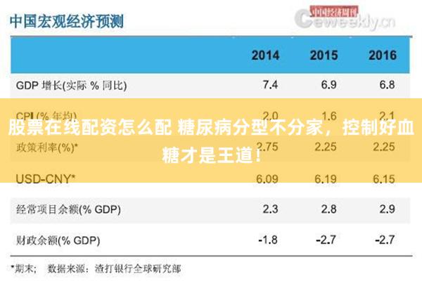 股票在线配资怎么配 糖尿病分型不分家，控制好血糖才是王道！