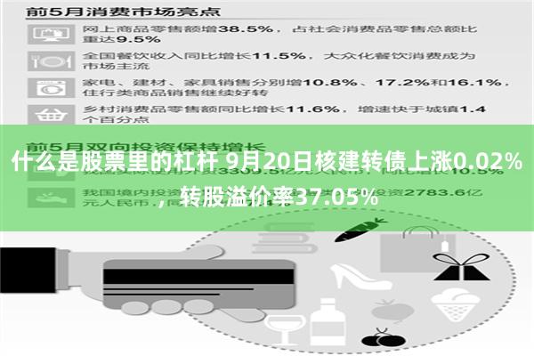 什么是股票里的杠杆 9月20日核建转债上涨0.02%，转股溢价率37.05%