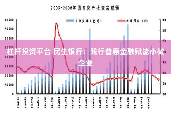 杠杆投资平台 民生银行：践行普惠金融赋能小微企业