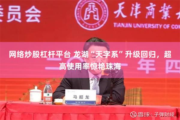 网络炒股杠杆平台 龙湖“天字系”升级回归，超高使用率惊艳珠海