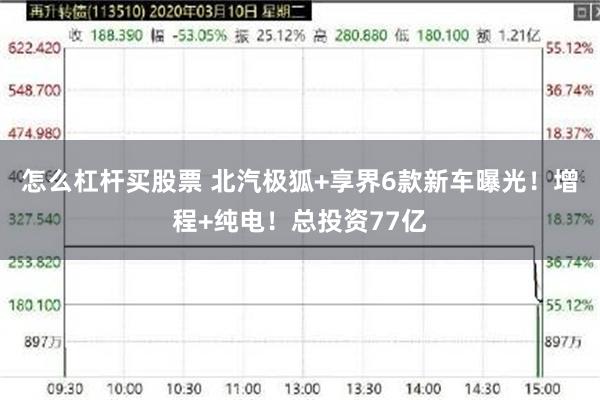 怎么杠杆买股票 北汽极狐+享界6款新车曝光！增程+纯电！总投资77亿